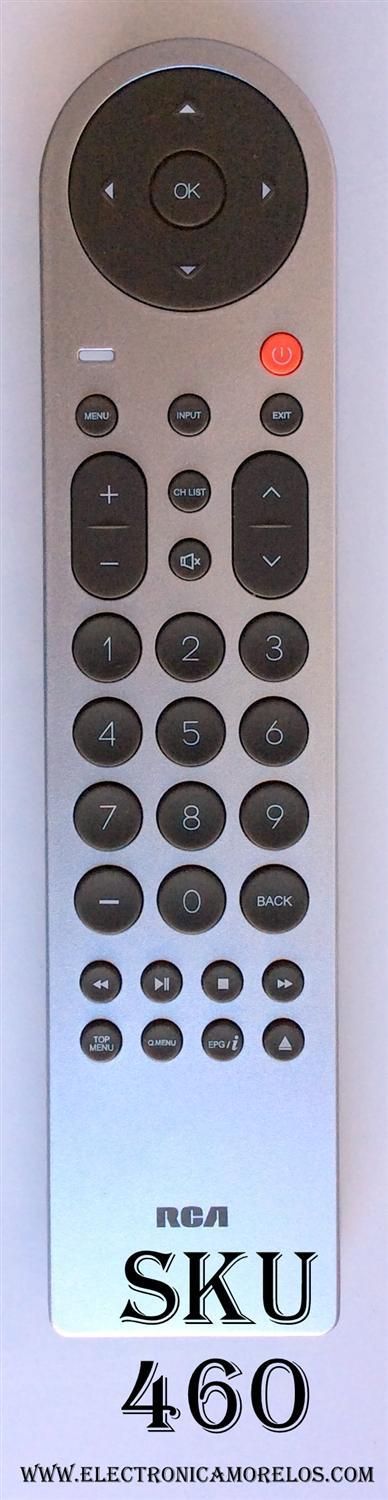 CONTROL ORIGINAL PARA TV RCA WX15454 / RE20QP215 MODELOS LED20G30RQ / LED20G30RQD / LED24G45RQ / LED24G45RQD / PLD55A55RQ / LED40HG45RQ	